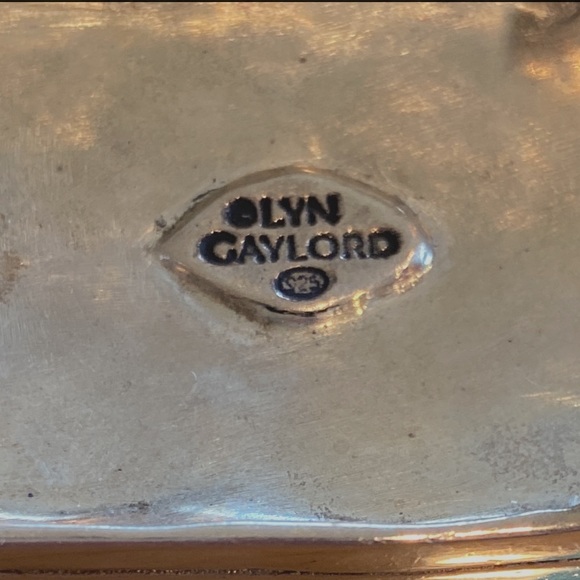 Lyn Gaylord Sterling silver Vintage belt buckle - Picture 9 of 13